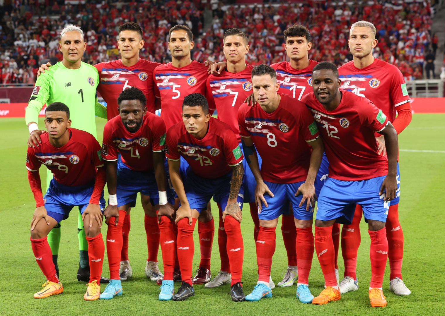 Alineación de la selección Costa Rica