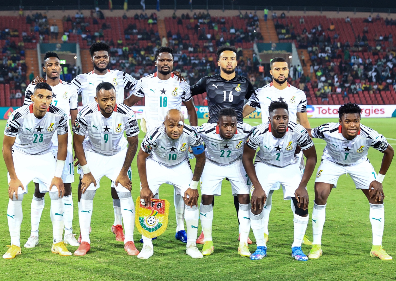 Alineación de la selección Ghana