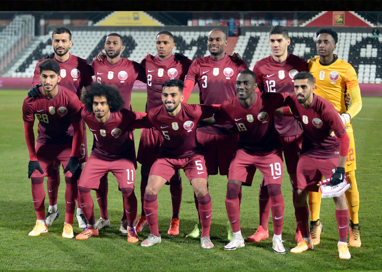 Alineación de la selección Qatar