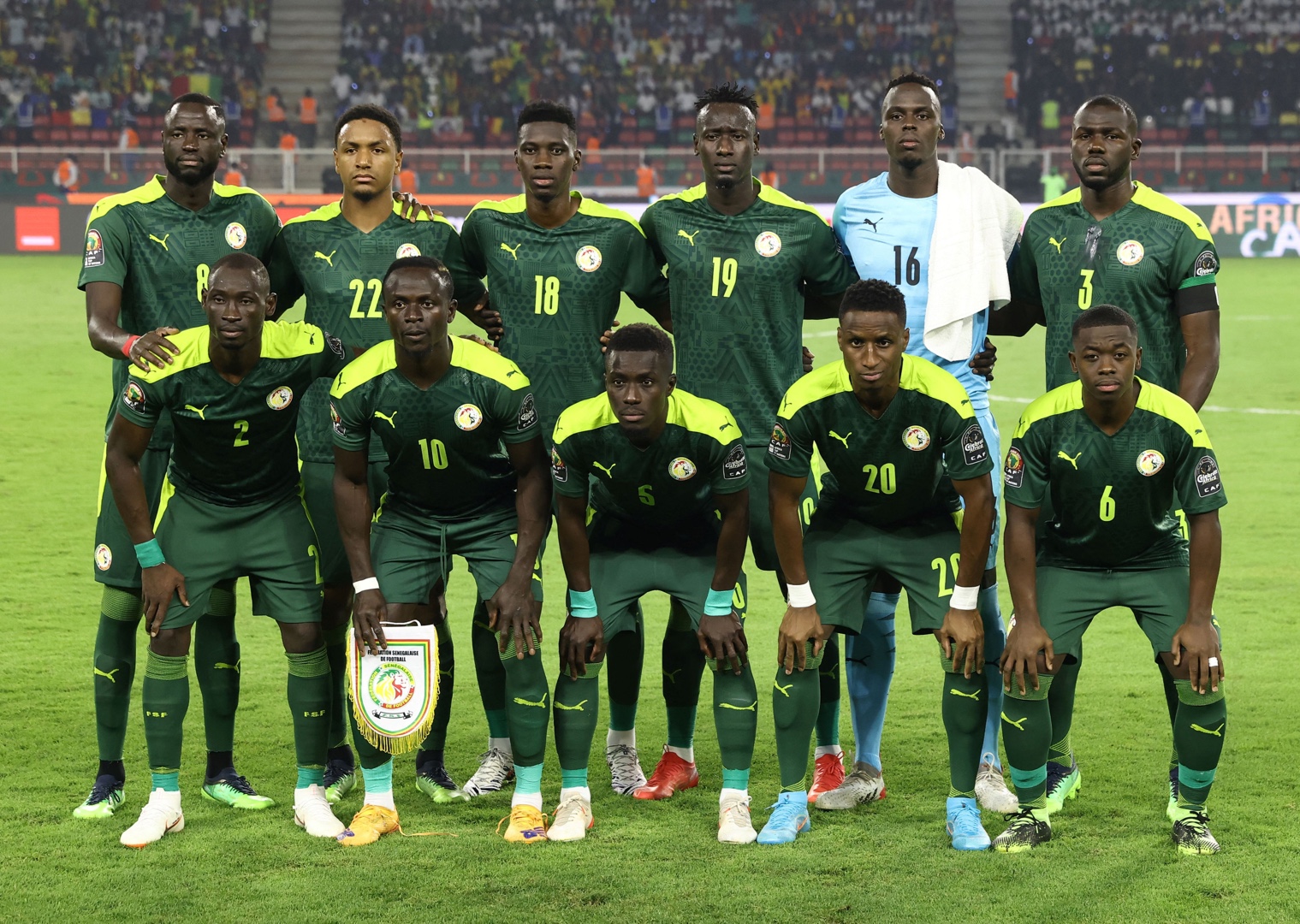 Alineación de la selección Senegal