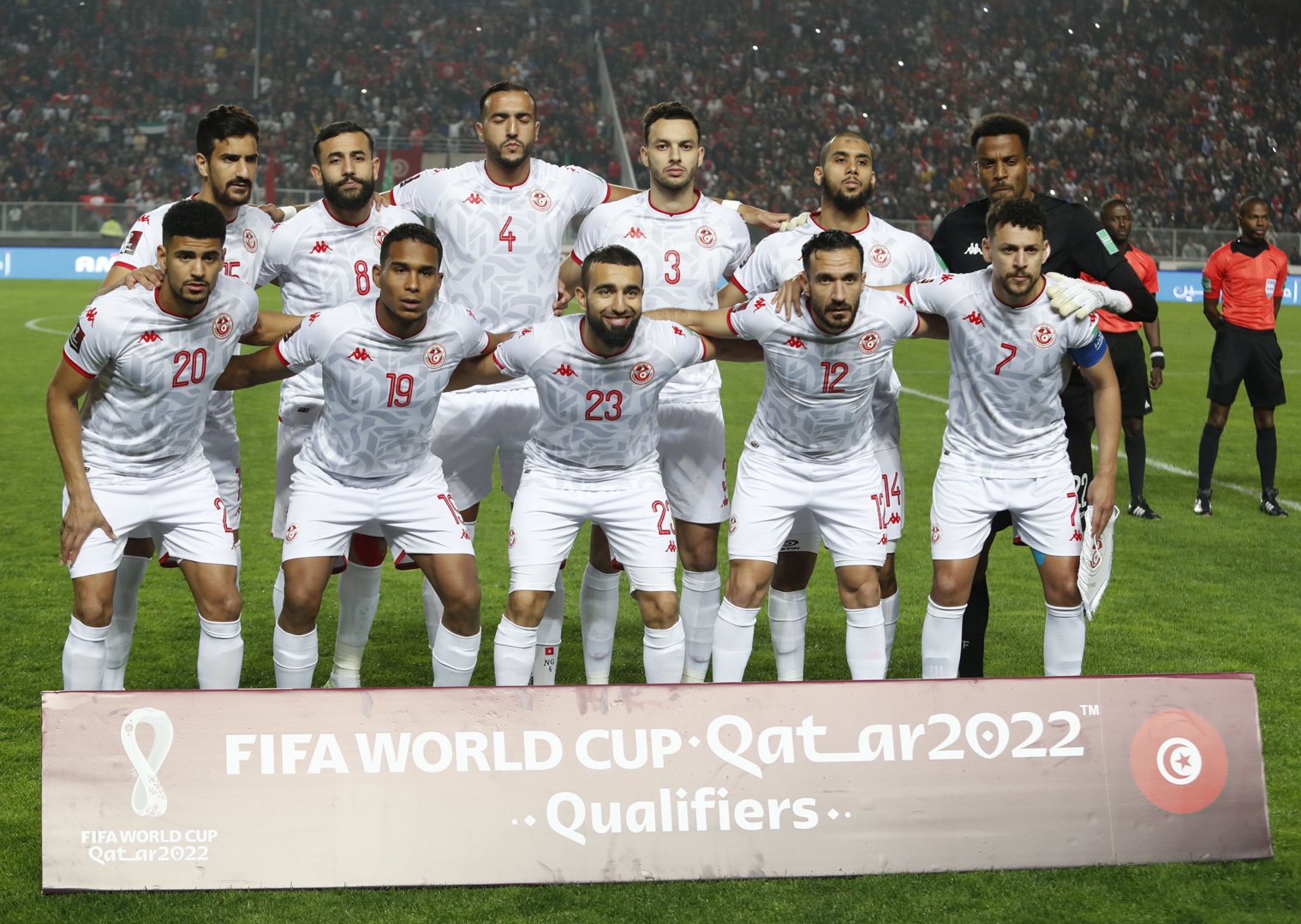 Alineación de la selección Túnez