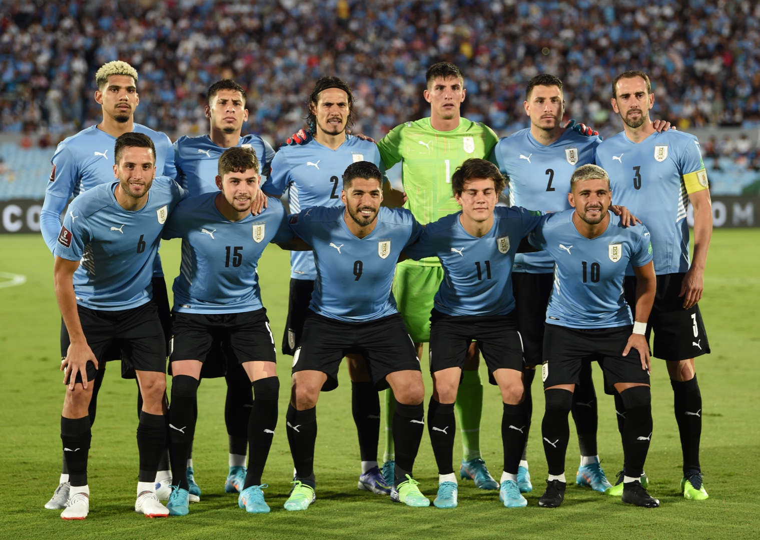 Alineación de la selección Uruguay