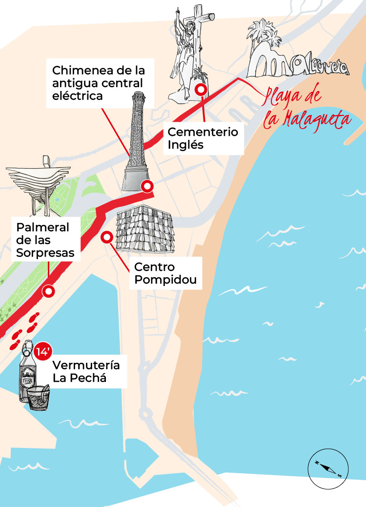 Ilustración de la Malagueta