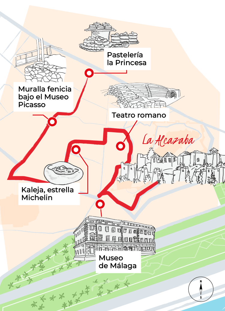 Ilustración de la Alcazaba