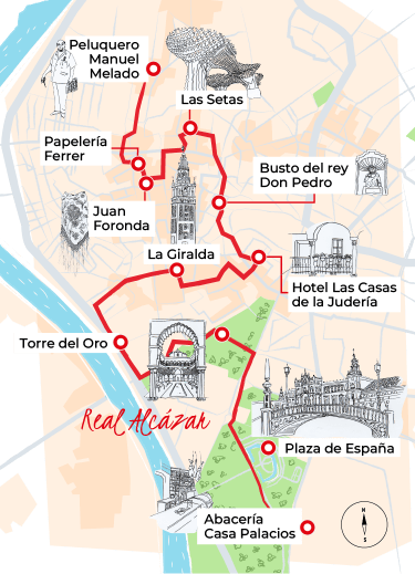 Ilustración del Real Alcázar