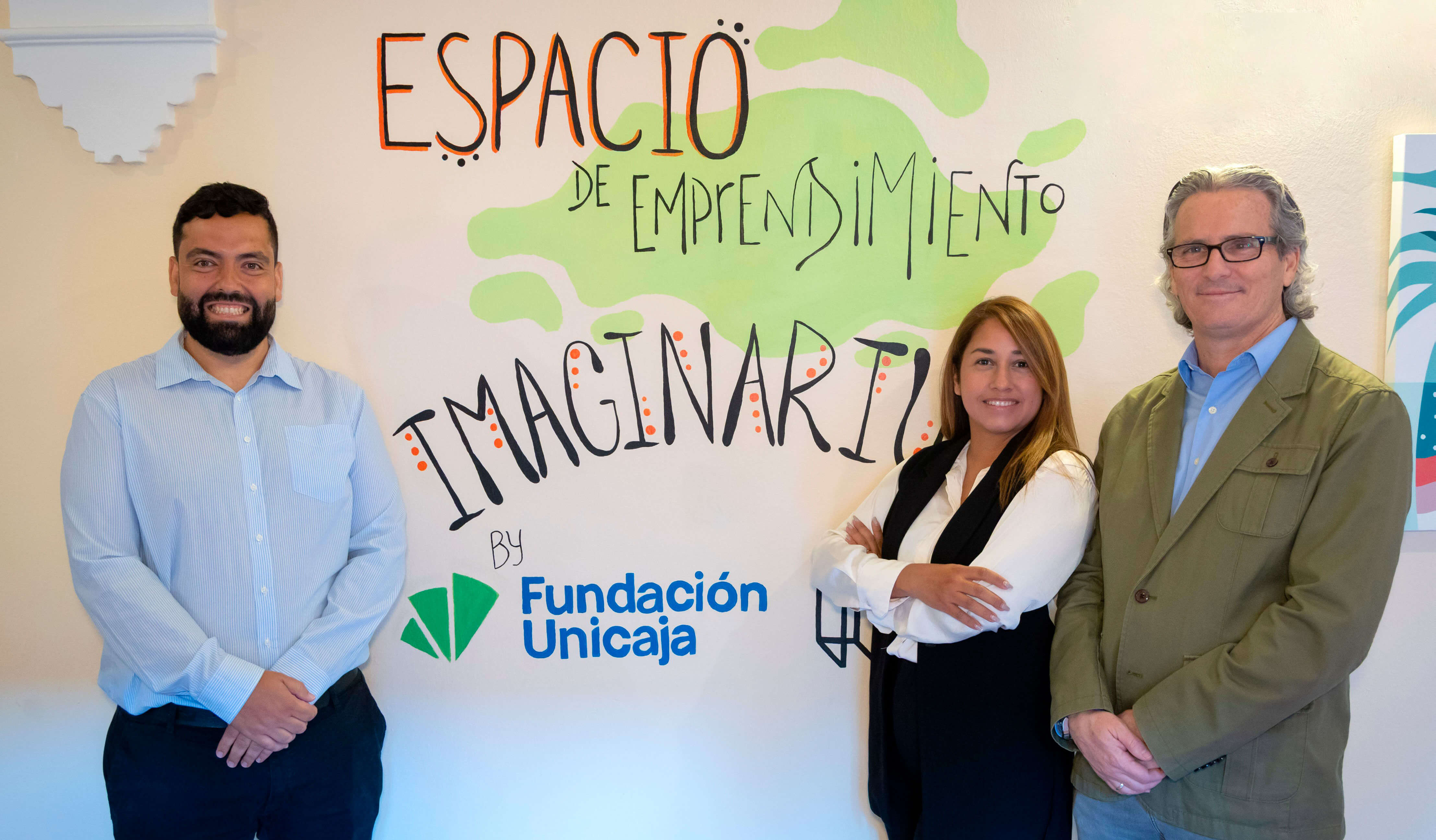 Los fundadores de Hagamos Hogar en el Centro de Emprendimiento Fundación Unicaja-Málaga Tech Park