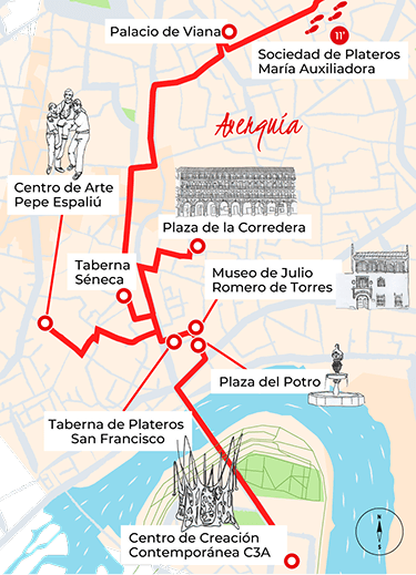 Ilustración del área de Axerquía