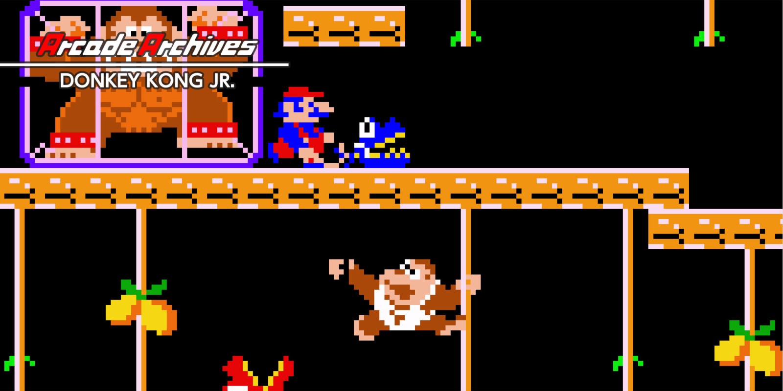 Imagen del videojuego 'Donkey Kong Jr.', de 1982