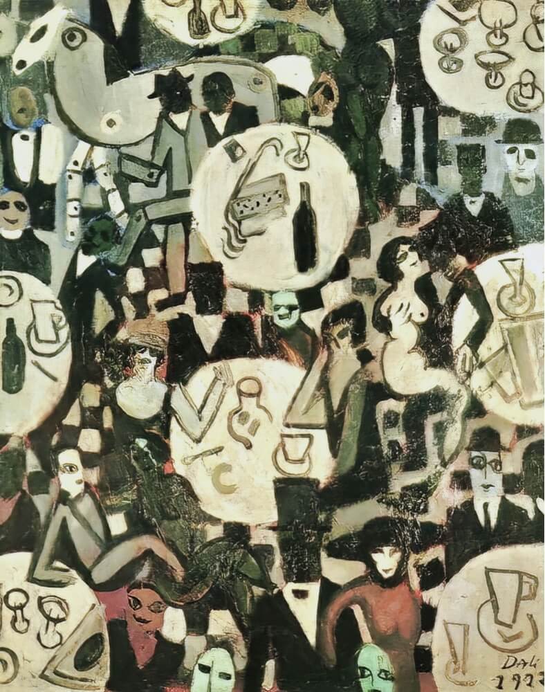 'Cabaret Scene' (1922), by Salvador Dalí