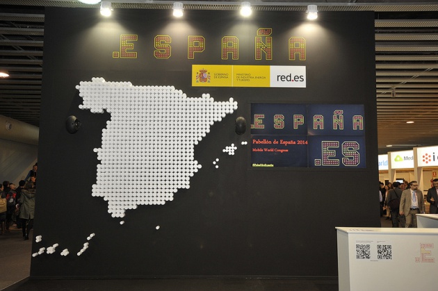 Imagen del Pabellón de España en Mobile World Congress 2014