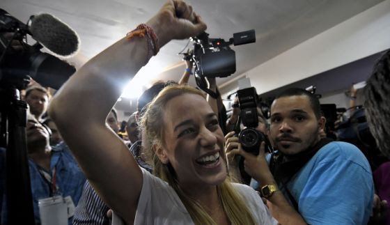 Elecciones en Venezuela: Lilian Tintori, esposa de Leopoldo López