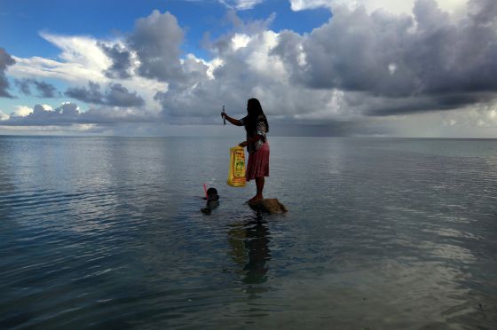 Kiribati es un archipiélago del Pacífico especialmente vulnerable al calentamiento global