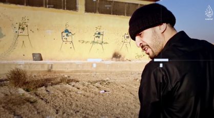 Fotograma del vídeo en el que aparece Brahim Abdeslam.