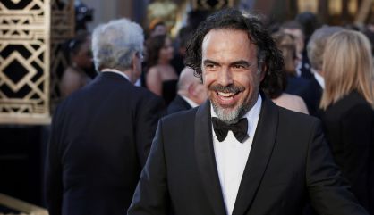 Alejandro González Iñárritu on the Oscars red carpet.