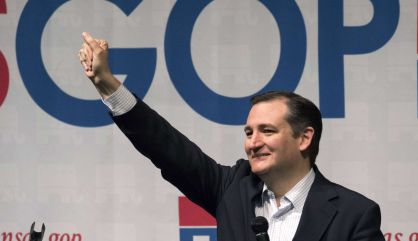 Ted Cruz during a campaign event.