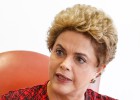 Dilma Rousseff, en el encuentro con corresponsales en Brasilia.