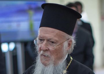 Bartolomeo I, patriarca de Constantinopla, en Chania (Creta).