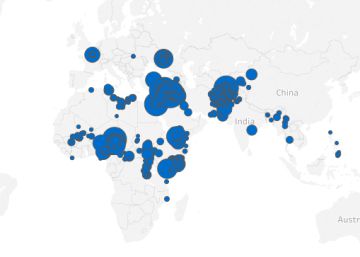 Interactivo | Un ‘atlas’ del terrorismo en los últimos 45 años
