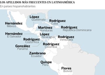Interactivo | Los apellidos más comunes de Latinoamérica