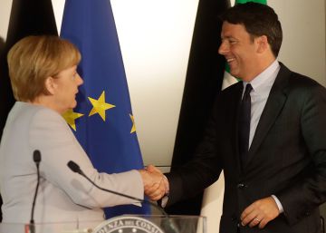 Renzi y Merkel piden la expulsión de migrantes