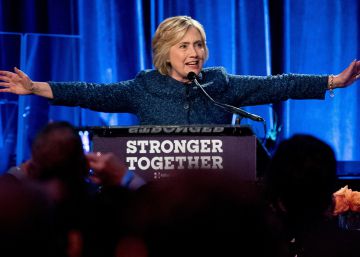 La candidata dem&oacute;crata Hillary Clinton en un acto en Nueva York el viernes