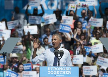 Obama electriza al electorado de Clinton en Filadelfia