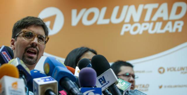 Popular Will deputy Freddy Guevara.