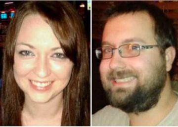 Kala Brown y Charlie Carver, la pareja desaparecida, en una imagen difundida a trav&eacute;s de Facebook.