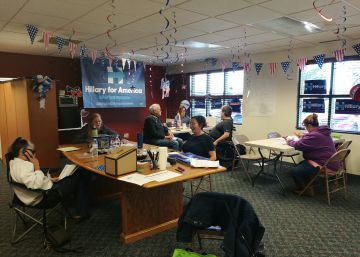 El ejército azul de voluntarios