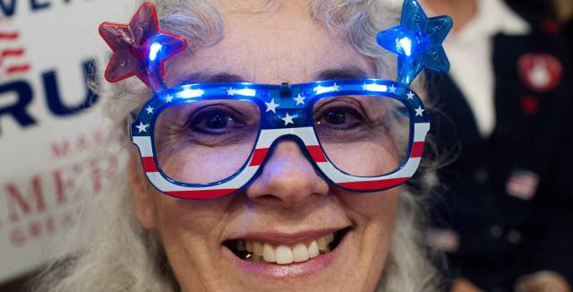 A Trump supporter in Colorado.