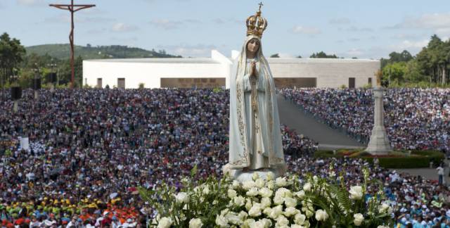 El santuario de F&aacute;tima.
