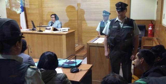 The Temuco courthouse seeing the case.