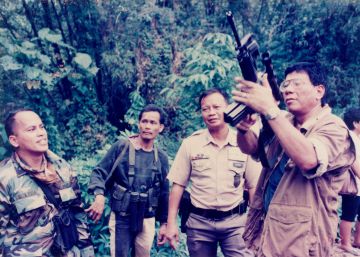 Duterte en una foto de archivo de 1997 cuando era alcalde de Davao.