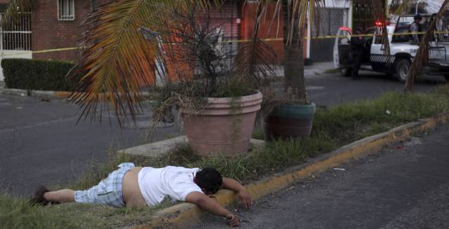 A victim in Veracruz.