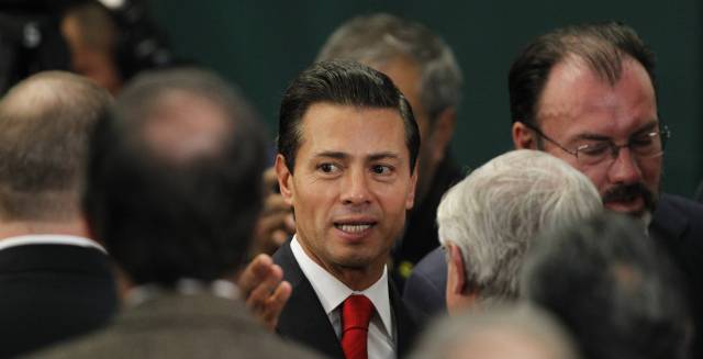 Mexico's President Enrique Peña Nieto on Monday.