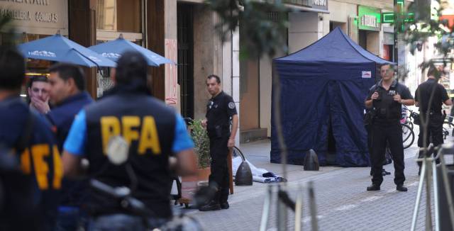 Federal police in Buenos Aires.
