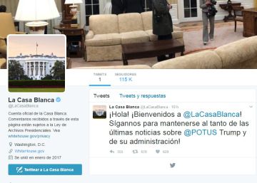 As&iacute; luce la nueva cuenta de la Casa Blanca en Espa&ntilde;ol