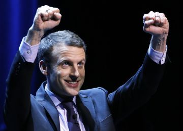 Emmanuel Macron, en un acto celebrado ayer. 