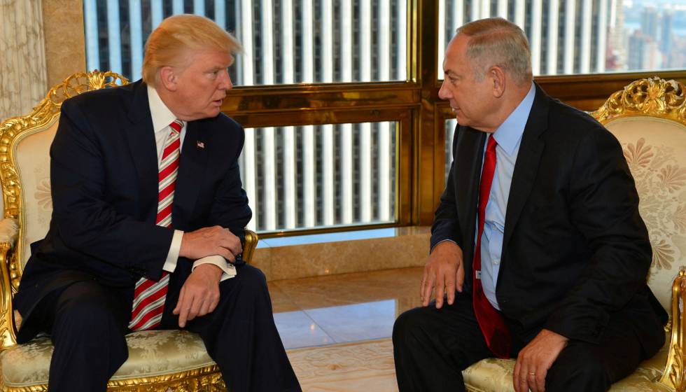 Resultado de imagen de fotos de Trump y Netanyahu