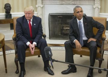 Trump y Obama: sonrían, por favor