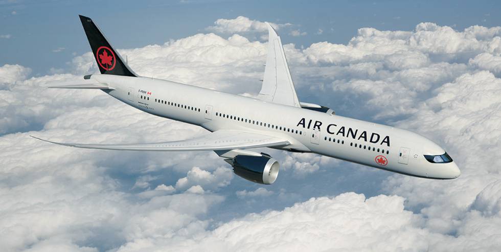 Resultado de imagen para El avión de Air Canadá