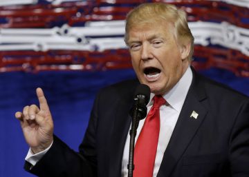 Trump, este martes en un acto en Wisconsin.