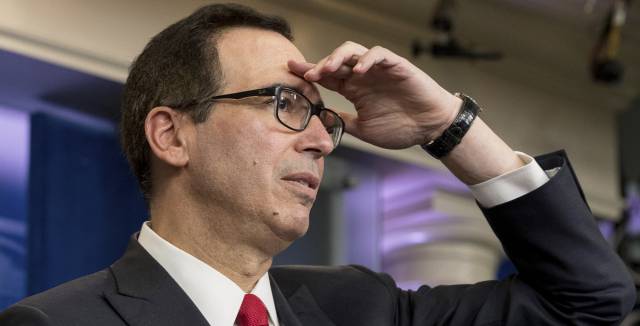 Steve Mnuchin, secretario del Tesoro de EE UU