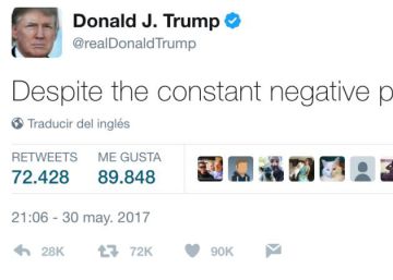 “Covfefe”: un misterioso tuit de Trump a medianoche incendia Internet