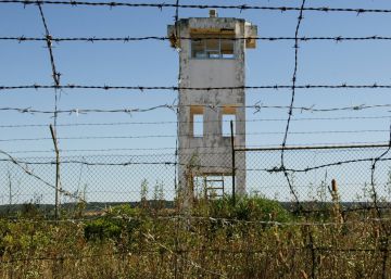 Garita de la base portuguesa de Tancos.T