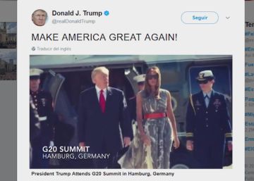 Donald Trump viraliza un vídeo con su propia visión del G20