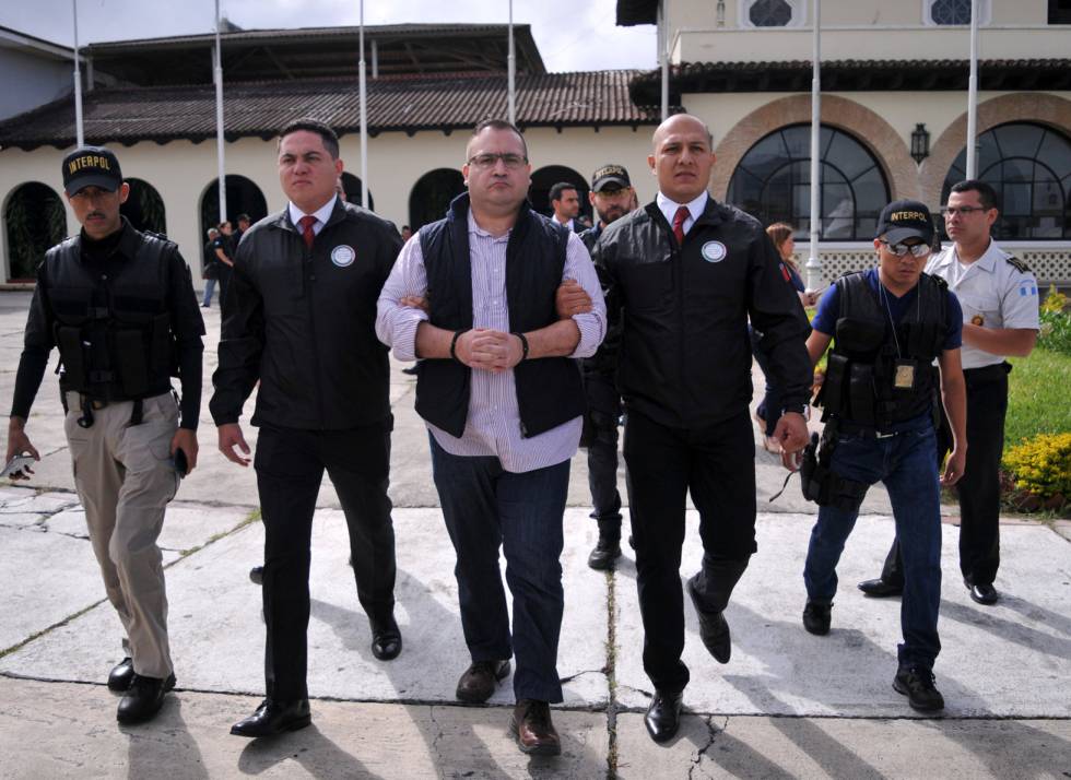 Javier Duarte, antes de su extradición a México.