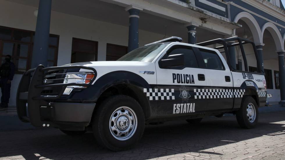 Una patrulla de la policía estatal de Veracruz.