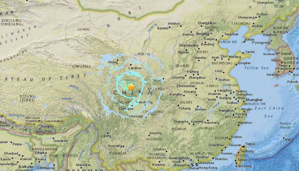 Un terremoto de magnitud 6,5 sacude la provincia china de ...