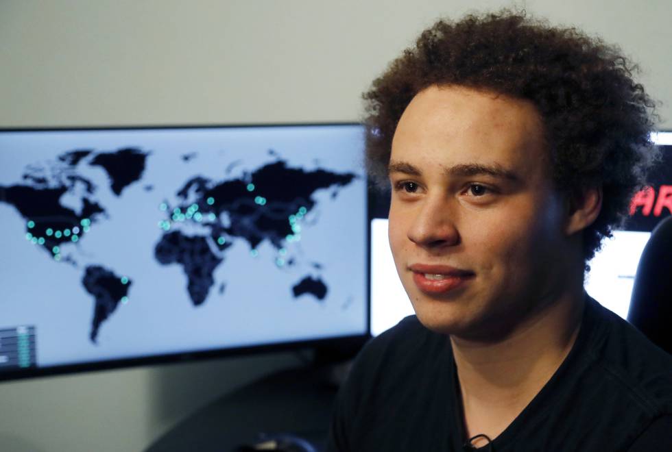 Marcus Hutchins el pasado 15 de mayo, cuando frenó el ataque.